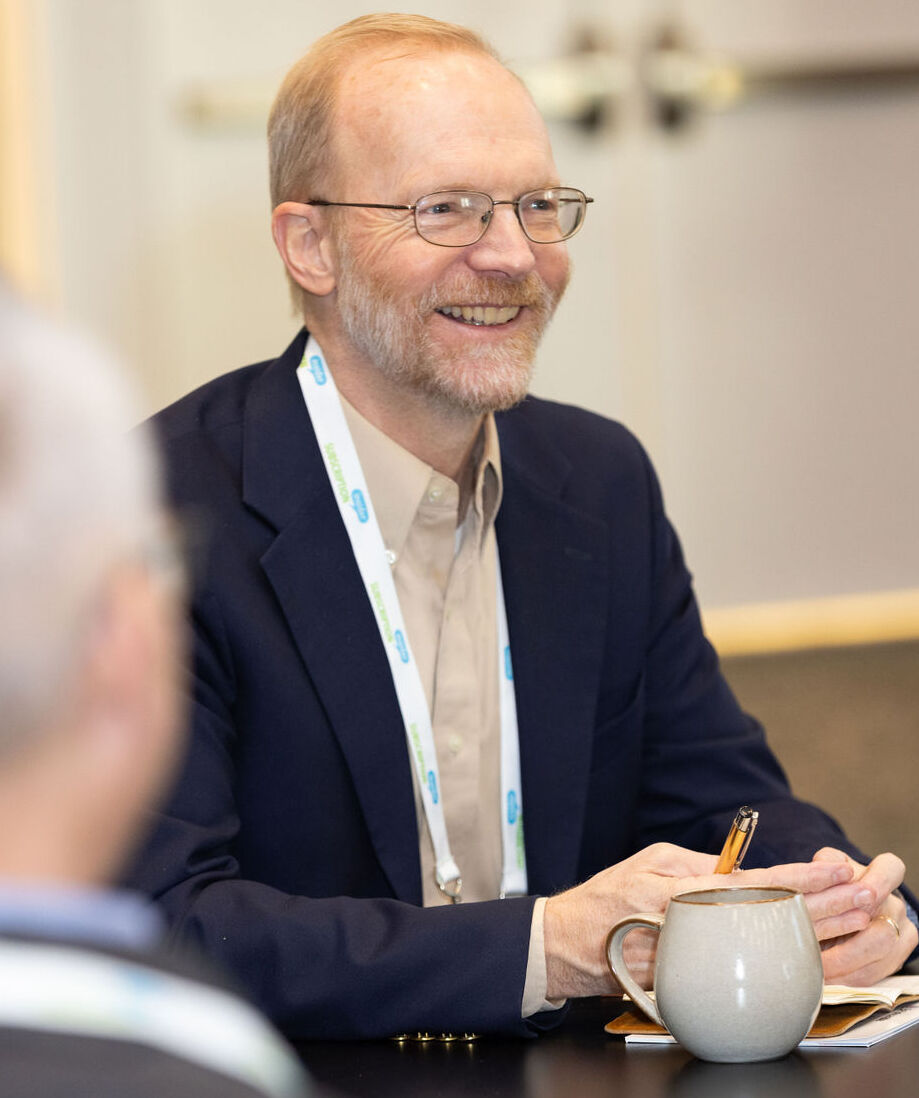 Greg Krehbiel at a conference